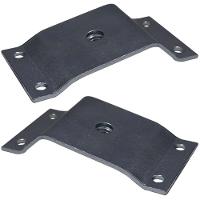 Kit 2 Chapinhas Inclinada 10º Pés Palito Rosca 5/16 Zincada - 6