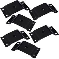 Kit 6 Chapinhas Inclinada 10º Pés Palito Rosca 5/16 Preto - 7