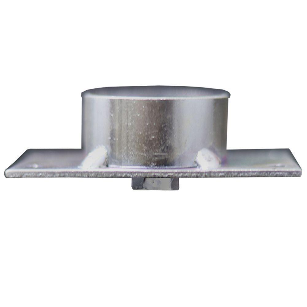 Kit 2 Chapinhas Reta Com Tubo Pés Palito Rosca 5/16 Zincada - 5