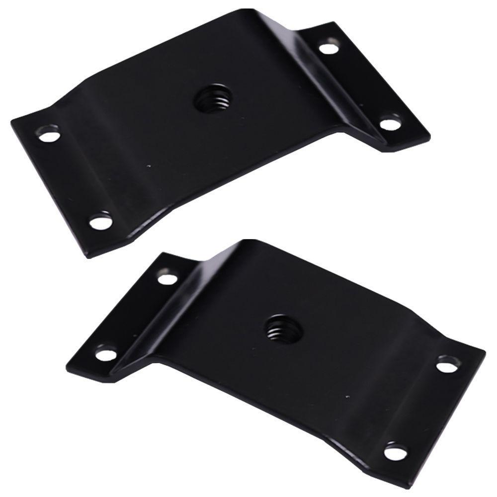 Kit 2 Chapinhas Inclinada 10º Pés Palito Rosca 5/16 Preto - 6