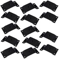 Kit 14 Chapinhas Inclinada 10º Pés Palito Rosca 5/16 Preto - 7