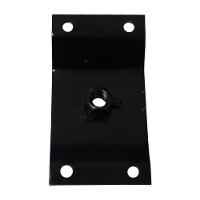 Kit 8 Chapinhas Inclinada 10º Pés Palito Rosca 5/16 Preto - 5