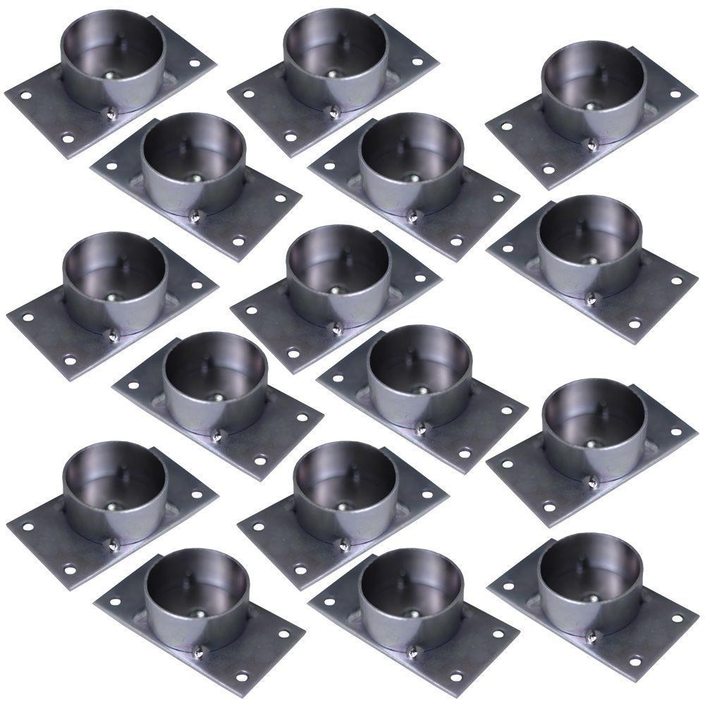 Kit 16 Chapinhas Reta Com Tubo Pés Palito Rosca 5/16 Zincada - 1