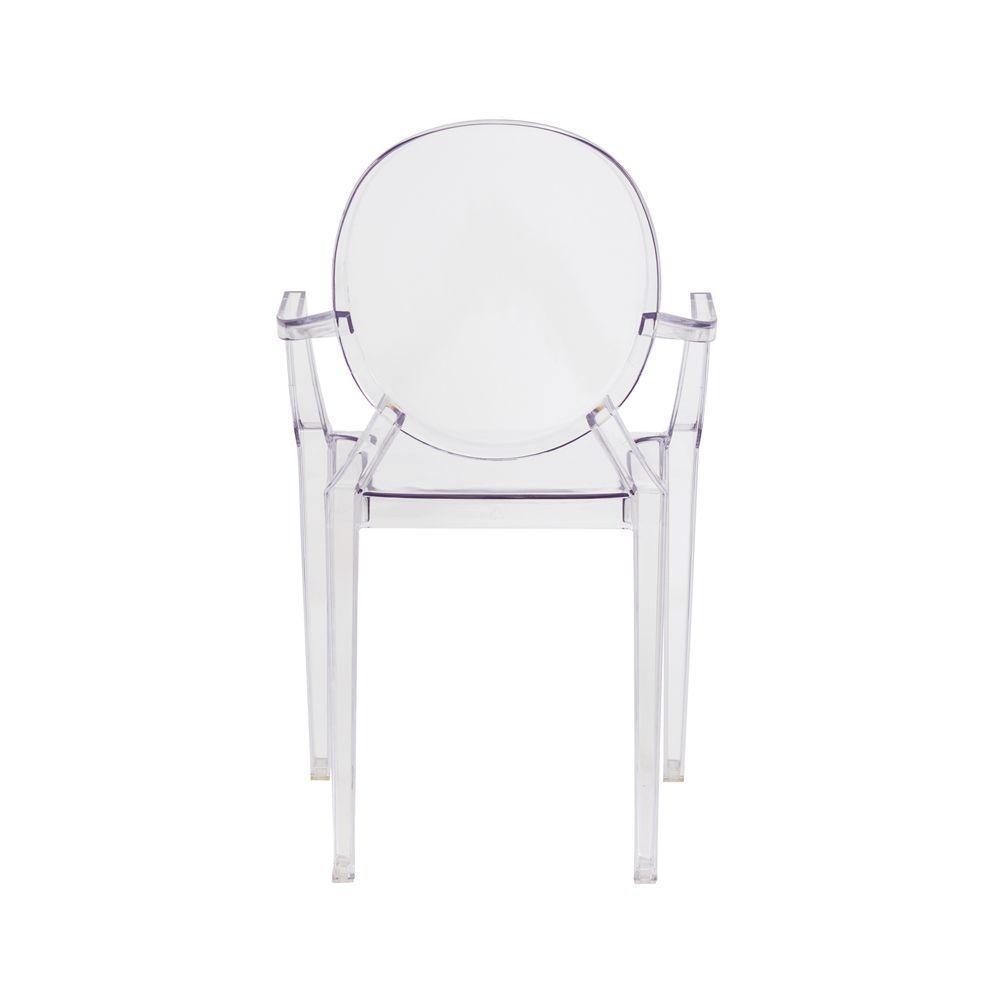 Kit 4 Cadeiras Louis Ghost Transparente Policarbonato - 3