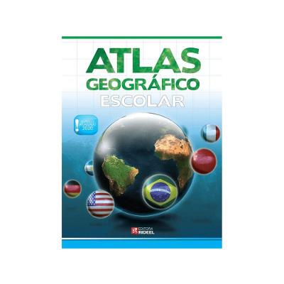 Livro Atlas Geográfico Uso Didático Países Físicos Políticos
