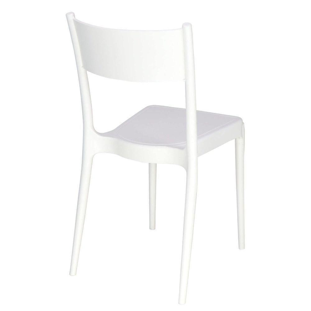 Cadeira Tramontina Diana Satinada Branca Sem Braços Em Polipropileno E Fibra De Vidro Tramontina - 6