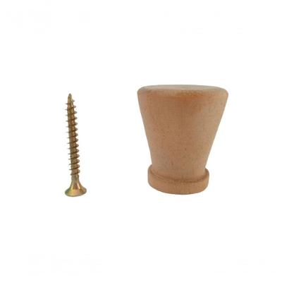 Puxador Gaveta Madeira Natural Cedro 5 Un