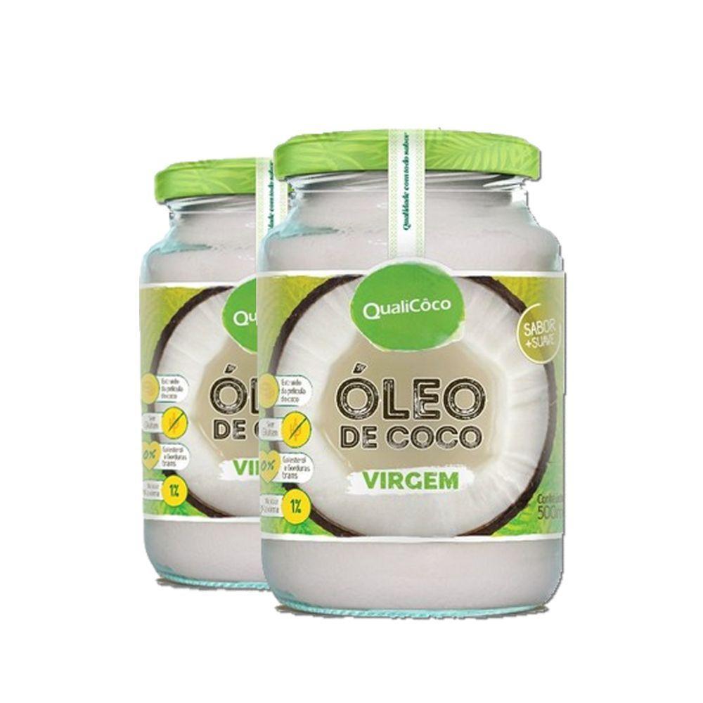 Kit 2 Óleo De Coco Virgem 500Ml Qualicôco - 2