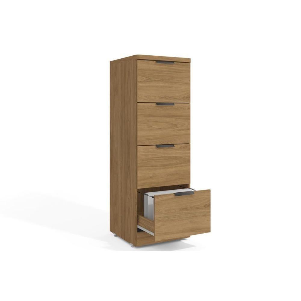 Arquivo de Escritório 1004A 4 Gavetas c/ Chave Itapuã - Kappesberg - 3