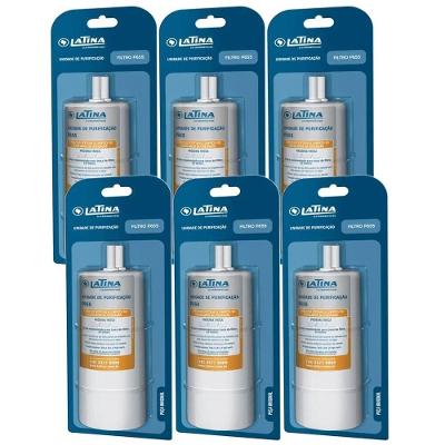Kit 6 Refil Filtro Purificador Latina P655 Purifive Original