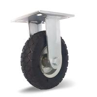 Rodizio Fixo Pneu 6X2 Pneumático Aro C/Rolamento 4 Lonas - 1