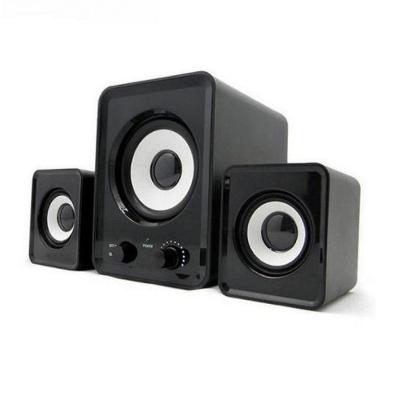 Caixa Som Subwoofer 2.1 11w para Pc e Celular Cabo P2 Preto