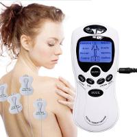Massageador Eletrico Digital Para Dores E Tensao Muscular Acupuntura Lcd Com 4 Eletrodos Cx - 5