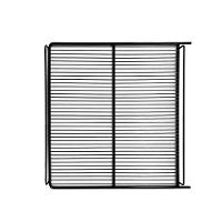 Kit - 2 Prateleiras Preta Visa Vn50 Vb52 Vf50 + 8 Ganchos Suporte - Metalfrio - 1