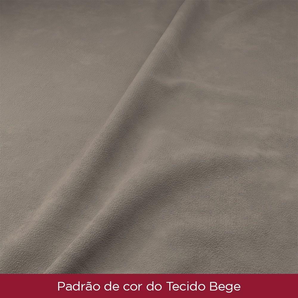 Conjunto Sala De Jantar Tampo Mdf Canto Reto 120 Cm 4 Cadeiras Melanie Henn Off White Com Nature E Bege - 3