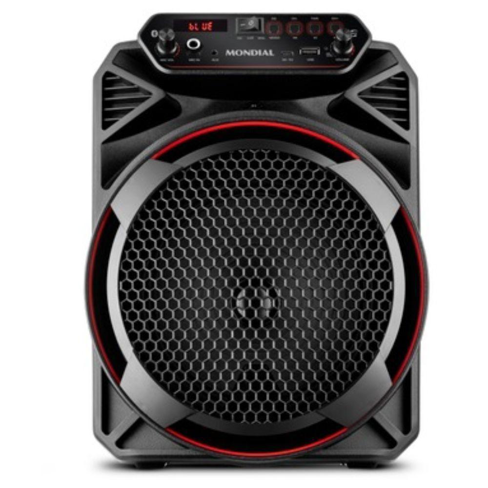 Caixa Amplificada Mondial Cm-150 Com Bluetooth, Usb, Rádio Fm E Função Tws - 150w Preto Bivolt - 1