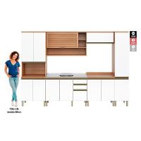 Cozinha Completa Thela Bárbara C/ Armário E Balcão De Pia Freijó/branco - 8