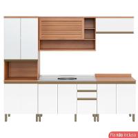 Cozinha Completa Thela Bárbara C/ Balcão De Pia Freijó/branco - 10