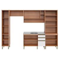 Cozinha Completa Thela Bárbara Com Balcão De Pia Freijó E Branco - 7