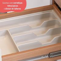 Cozinha Completa Thela Bárbara 6 Peças Com Armário Freijó/branco - 3