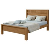 Cama Lopas Casal 1,40 Athenas Amendoa Clean - 1