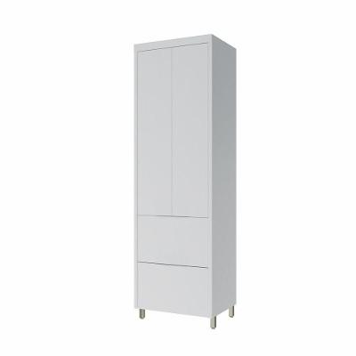 Paneleiro 2 Portas 2 Gavetas Marquesa 70cm 100 Mdf Branco