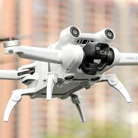 Trem de Pouso Dobrável para Drone DJI Mini 3 Pro - Cinza