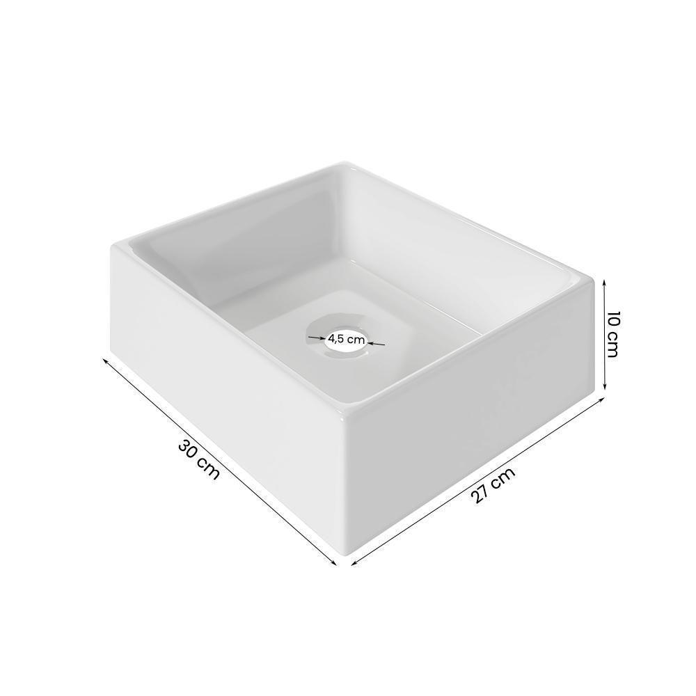 Kit Cuba Tulipa Com Torneira Inox Black Valvula Click Black Branco Branco - 3