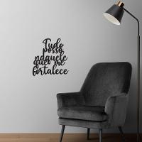Naquele Que Me Fortalece Frases Decorativas Parede Em Mdf 3D - 2