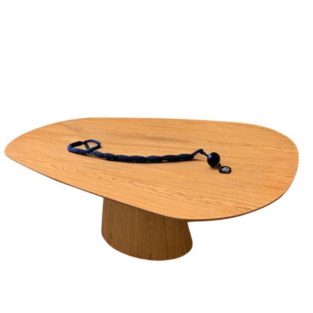 Mesa Oval Organica Em Freijo 160x90 - 3