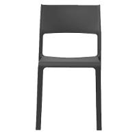 Kit 4 Cadeiras Empilhável Inmetro Mykonos Fratini Em Polipropileno Cor Preto