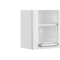 Módulo Cozinha Bertolini Evidence Armário 7006 2 Portas C-vidro Branco-preto - 5