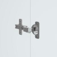 Guarda-roupa Casal Easy Slim 8 Portas Com Espelho E Pés Branco - 2