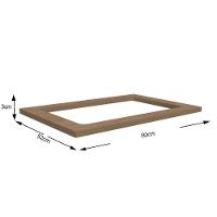 Módulo Cozinha Kappesberg Maxxi Tampo E608 80cm p/ Cooktop Nogal - 3