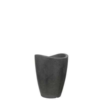 Vaso Copacabana Alto 25 X 32 Cm Cor 18 - Antique Preto