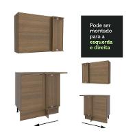 Armário De Cozinha Completa De Canto 499cm Rustic Stella Madesa 02 Rustic - 6