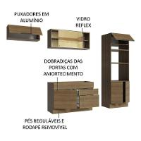 Armário De Cozinha Completa 270cm Rustic Stella Madesa 08 Rustic - 10