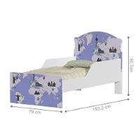 Mini Cama Mapa De Viagens Com Colchão - 4