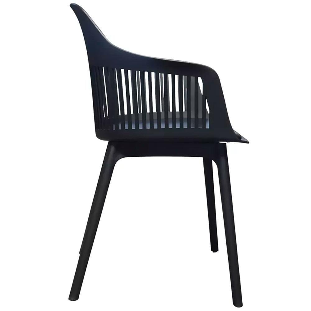 Kit 4 Cadeiras Montreal Marcela Fratini Almofada Em Pu Estrutura Em Polipropileno Preto - 8