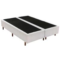 Cama Box Base King Universal Bordado White (193x203x25) - Polar - 1