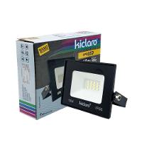 Refletor Led Slim 10w Bivolt Alumínio 10,5x2,6x7cm Resistente água | Kiclaro Branco Frio - 6500k - 1