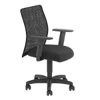 Conjunto 3 Cadeiras Executivas Class New Giratória Six Preta - 2