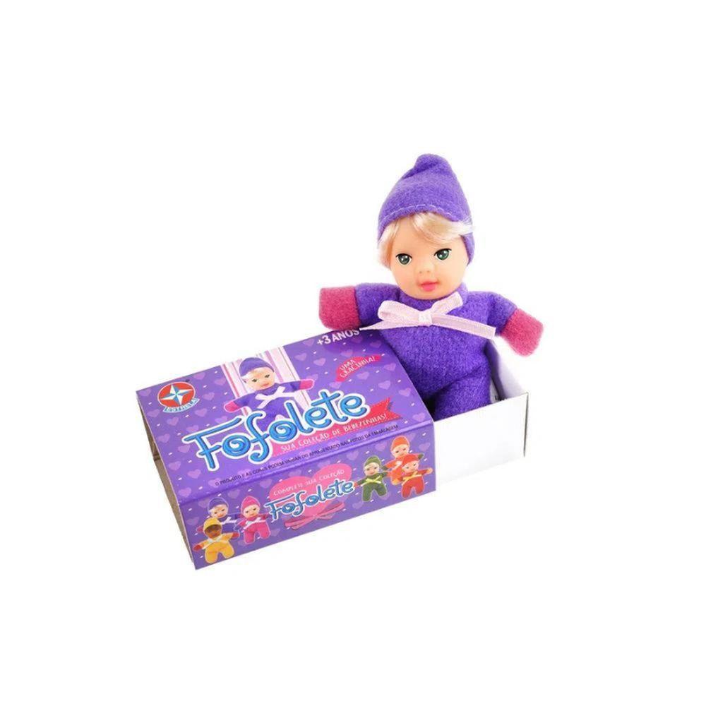 Boneca Fofolete (9 Cm) - Estrela Roxo - 4