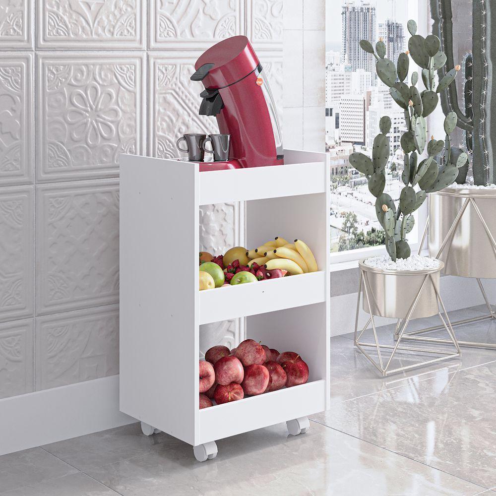 Mesa Auxiliar Manícure Pedicure Bancada Apoio Clínica Estética Porta Esmalte Salão Beleza Miriam - 5