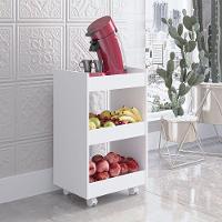 Mesa Auxiliar Manícure Pedicure Bancada Apoio Clínica Estética Porta Esmalte Salão Beleza Miriam - 5