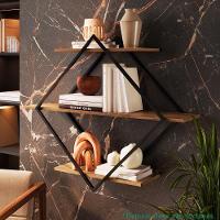 Escrivaninha Dobravel Nicho Losango 62x80 Cm Industrial 22x18 Mell Preto Pp Mell Preto