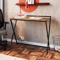 Escrivaninha Dobravel Nicho Losango 62x80 Cm Industrial 22x18 Mell Preto Pp Mell Preto - 6