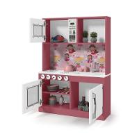 Mini Armário Cozinha Isabelly Branco Rosa - 2