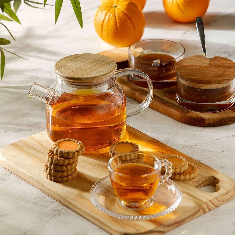 Conjunto Wolff Linha Pearl 4 Xícaras Com Pires De Cristal - 2