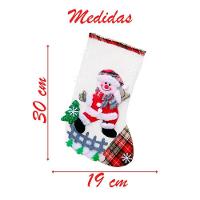 Kit 4 Botas Meias Enfeite Natal Temática Natalina - 7